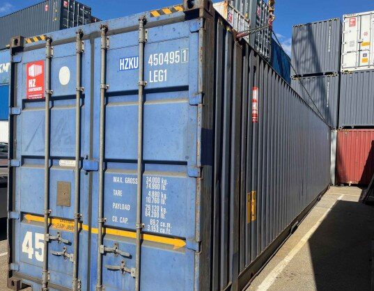 45 Foot Pallet Wide High Cube Container for Palletized Goods