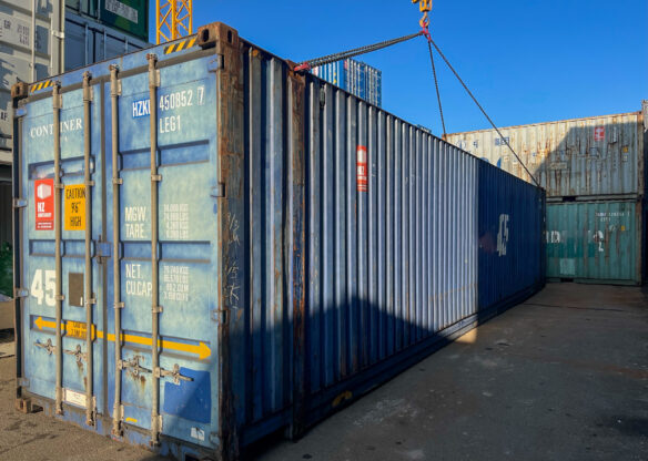 Large 45 foot wide pallet container